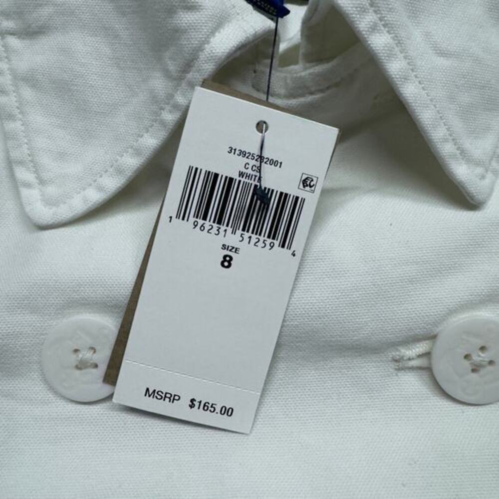 Polo Ralph Lauren Girls Size 8 Willmar Canvas Double-Breasted Jacket MSRP $165 - Picture 5 of 5